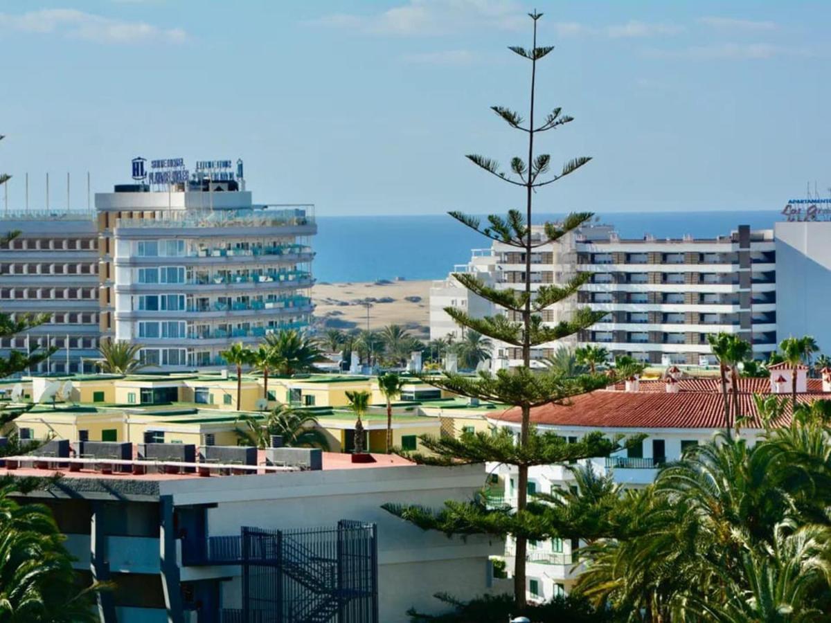 Penthouse In Playa Del Ingles With Lovely View Apartment Exterior foto