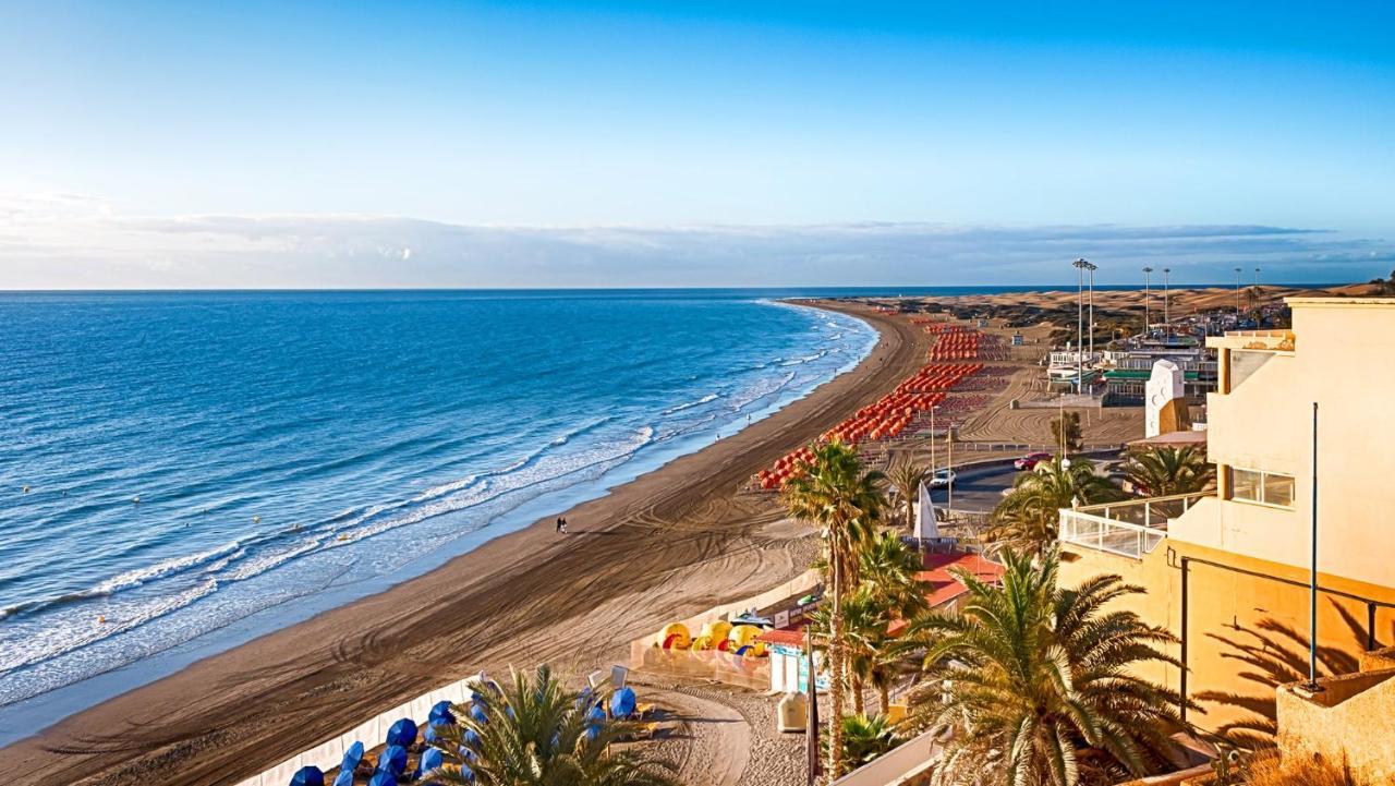 Penthouse In Playa Del Ingles With Lovely View Apartment Exterior foto